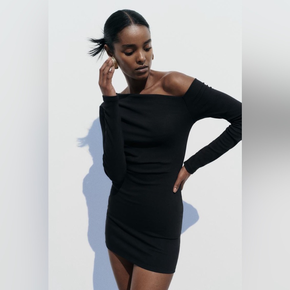 Zara black dress